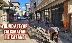 Yol ve altyapı çalışmaları hız kazandı