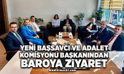 Yeni Başsavcı ve Adalet Komisyonu Başkanından Baroya Ziyaret