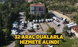 Çevre temizliğinde kullanılacak 32 araç dualarla dağıtıldı