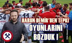 Harun Demir'den sert tepki: "Aslanlarımız oyunlarını bozdu"