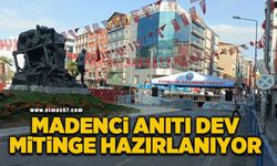 Madenci Anıtı dev mitinge hazırlanıyor