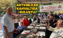 Artvinliler kahvaltıda bir araya geldi