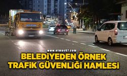 Belediyeden örnek trafik güvenliği hamlesi