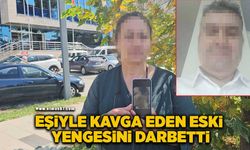 Eşiyle kavga eden eski yengesini darbetti