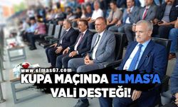 Kupa maçında Elmas'a Vali desteği!