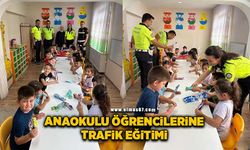 Anaokulu öğrencilerine trafik eğitimi