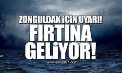 Zonguldak için uyarı... Fırtına geliyor!