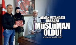 Alman vatandaşı Barbara, Müslüman oldu!