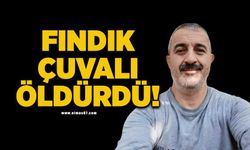 İlginç kaza: Fındık çuvalı öldürdü!