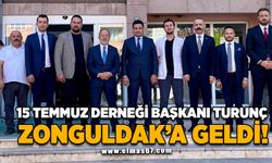 15 Temmuz Derneği Başkanı Turunç Zonguldak’a geldi