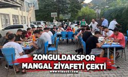 Zonguldakspor mangal ziyafeti çekti