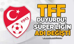 TFF duyurdu  Süper Liğ'in adı değişti !