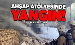 Ahşap atölyesinde yangın!