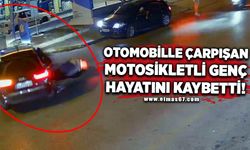 Otomobille çarpışan motosikletli genç hayatını kaybetti