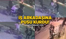 İş arkadaşına pusu kurdu! Kendisi ağır yaralandı!