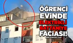 Öğrenci evinde elektrikli battaniye faciası!