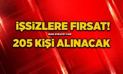 İşsizlere fırsat! Kurayla 205 kişi alınacak