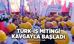 Türk-İş Mitingi Kavga ile Başladı