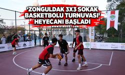 ‘Zonguldak 3x3 Sokak Basketbolu Turnuvası’ heyecanı başladı