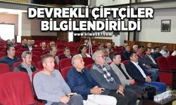 DEVREKLİ ÇİFTÇİLER BİLGİLENDİRİLDİ