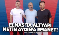 Elmas'ta altyapı Metin Aydın'a emanet