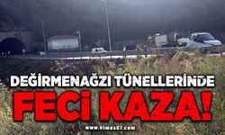 Değirmenağzı Tünellerinde feci kaza!