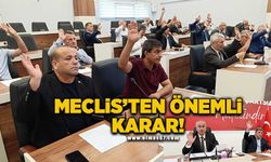 Zonguldak İl Genel Meclisi'nden önemli karar