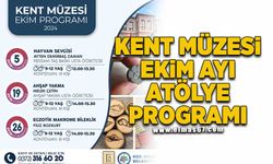 KENT MÜZESİ EKİM AYI ATÖLYE PROGRAMI