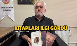 Zonguldaklı yazarın kitapları ilgi odağı oldu