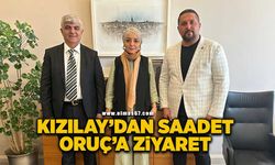 Kızılay’dan Cumhurbaşkanı Başdanışmanı Saadet Oruç’a ziyaret