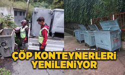 Çöp konteynerleri yenileniyor