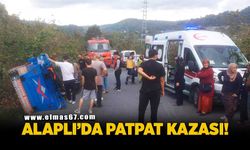 Alaplı’da patpat kazası: 1 yaralı