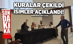 Kuralar çekildi, isimler açıklandı!