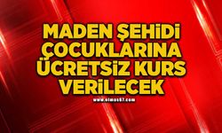 Maden şehidi çocuklarına ücretsiz kurs verilecek