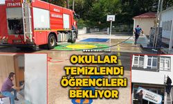 Okullar temizlendi öğrencileri bekliyor!