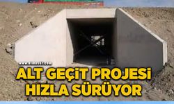 Alt Geçit Projesi hızla devam ediyor