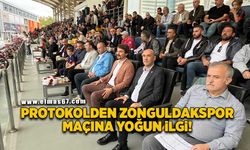 PROTOKOLDEN ZONGULDAKSPOR MAÇINA YOĞUN İLGİ!