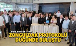 Zonguldak protokolü düğünde buluştu