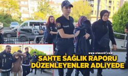 129 kişiye usulsüz rapor düzenlediği iddia edilen 7 şüpheli adliyede