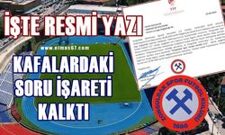 İşte resmi yazı: Kafalardaki soru işareti gitti!