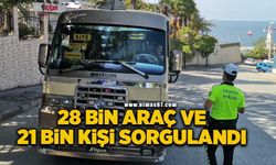 Zonguldak’ta 28 bin 593 araç ve 21 bin 433 kişi sorgulandı