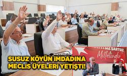 Susuz köyün imdadına meclis üyeleri yetişti!