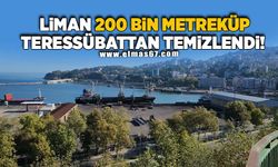 Zonguldak limanı 200 bin metreküp teressübattan temizlendi