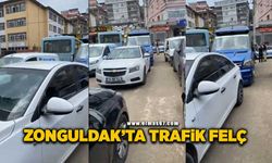 Zonguldak’ta trafik felç oldu