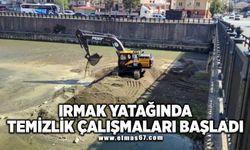 Irmak yatağında temizlik çalışmaları başlatıldı