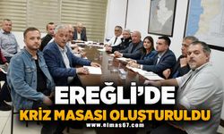 Eregli'de kriz masası oluşturuldu