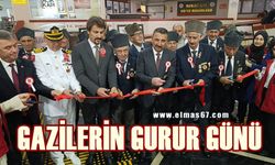 Zonguldak'ta Gaziler Günü yağış altında kutlandı