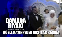 Damada kıyak! Böyle kayınpeder dostlar başına