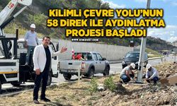 Kilimli Çevre Yolu’nun 58 direk ile Aydınlatma Projesi başladı