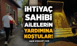 İhtiyaç sahibi ailelerin yardımına koştular!